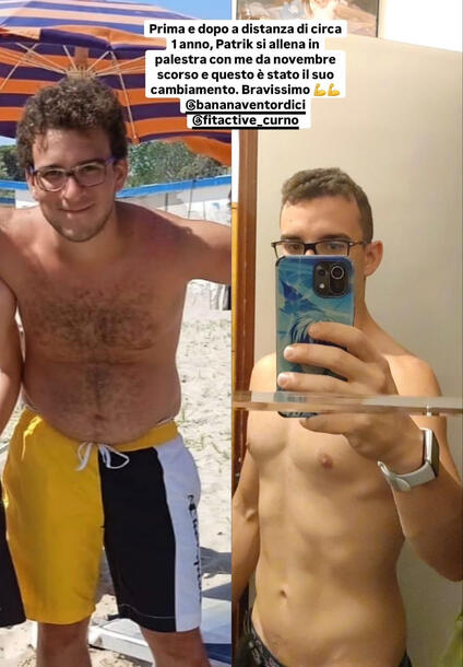 Body recomp 1 anno -15kg