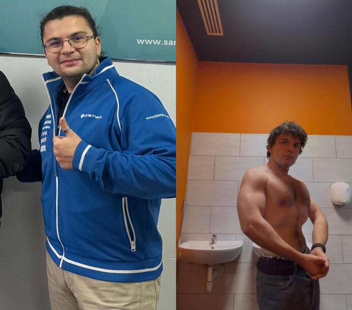 5 mesi body recomp - 12 kg di differenza